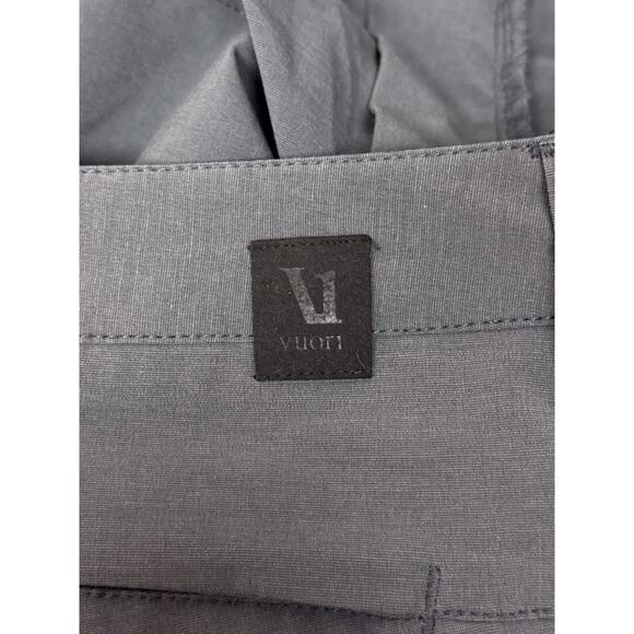 Vuori Aim Pants 34 x 31 Mens Charcoal Gray Performance Tailored Fit Chino - Picture 8 of 8